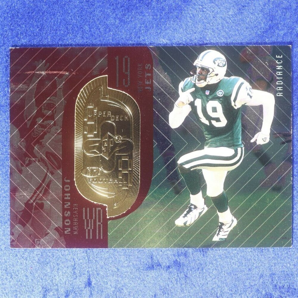 1998 Upper Deck SPx Gold #249: Keyshawn Johnson SN 433/5050 New York Jets